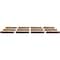 Genuine Joe Push Broom, Palmyra, Indoor/Outdoor, 24" Brown, PK 12 GJO99652CT - alternate 1